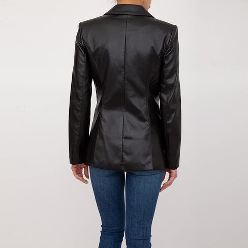 GUESS Women's New Emelie Blazer, Mystic Wine Multi, Extra Large in Saudi Arabia