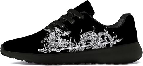 Dragon Running Shoes for Women Men Tennis Walking Lightweight Sneaker Birthday Gifts for Mom Dad in Saudi Arabia