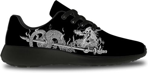 Dragon Running Shoes for Women Men Tennis Walking Lightweight Sneaker Birthday Gifts for Mom Dad in Saudi Arabia