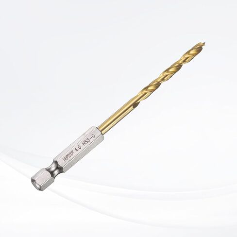 HARFINGTON Brad Point Drill Bits 7mm(9/32) Dia 1/4" Hex Shank Drill Metric Brad Point 2.72 Drilling Depth Spiral Twist Drill Bits for Carpenter Woodworking Plastic Rubber, Silver in Saudi Arabia