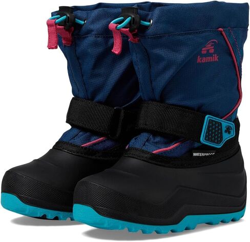 Kamik Boy's Snowfall P (Toddler/Little Kid/Big Kid) Charcoal/Blue 10 Toddler M in Saudi Arabia