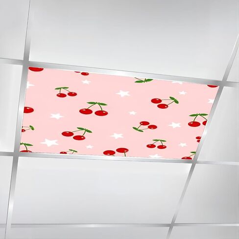 6 Pack Fluorescent Light Covers for Ceiling Lights Lavender Nursery Rainbows clouds Magnetic Light Filters Diffuser Shade for Classroom Home Office School in Saudi Arabia