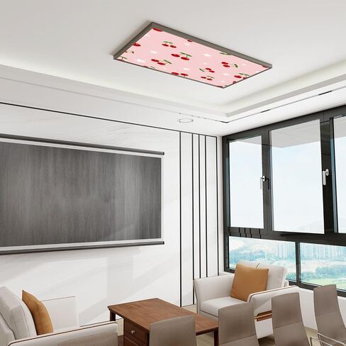 6 Pack Fluorescent Light Covers for Ceiling Lights Lavender Nursery Rainbows clouds Magnetic Light Filters Diffuser Shade for Classroom Home Office School in Saudi Arabia