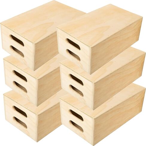 Filmcraft Full Apple Box – Heavy-Duty Professional Plywood Apple Box with Reinforced Center Support – Unbranded Production Box (20" x 12" x 8") 1 Apple Box in Saudi Arabia
