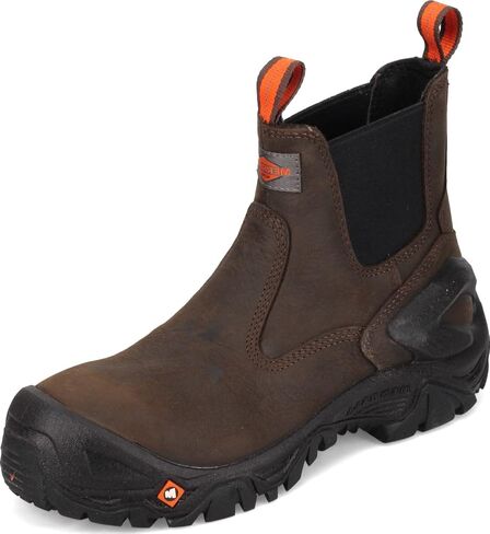 حذاء Merrell الرجالي من Strongfield Chelsea ذو مقدمة مركبة (CT) مقاوم للماء والزيت والجلد المقاوم للانزلاق in Saudi Arabia