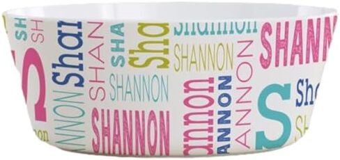 Personalization Universe Repeating Name Personalized Kids Bowl in Saudi Arabia