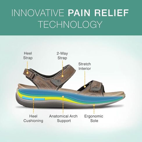 Orthofeet Malibu Orthopedic Women Adjustable Sandals | Three-Strap, Comfortable Open Toe Saldal with Anatomical Arch Support, Soft Cushioning, Wide Toe Box for Casual Beach Outings in Saudi Arabia