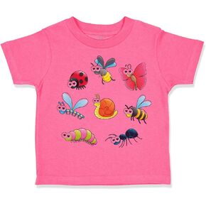 Toddler T-Shirt Bugs and Snails Cotton Snail Boy & Girl Clothes Baby Funny Tee