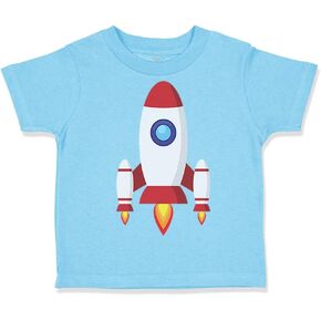 Toddler T-Shirt Space Ship Rocket Space Style E Cotton Awesome Rocket Clothes