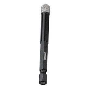 1PCS 5/6/8/10/12/14/16mm Diamond Dry Drill Bits Hole Saw Cutter Hex Drill Bit Set Drilling Holes for Marble Ceramic Tile(5mm)