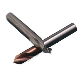 Carbide Spot Drill Bit 60 90 120 Degree CNC Chamfering Drilling Guide Tool Tungsten Steel Location Centering Drill(for Aluminum,D5X50_Degree 60)