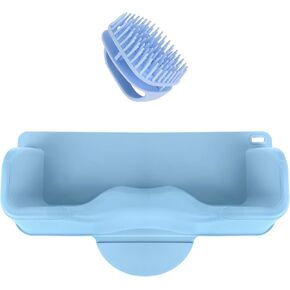 Hair Washing Station for Kids Hair Washing Neck Pillow with Shampoo Brush, 15 x 8.6 x 3.7 Inches Ergonomic Kids Hairs Washing Station for Sink or Bathtub