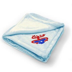 Fastasticdeals Nursery Bedding Baby Blankets for Boys & Girls Puerto Rican Flag Coqui Taino