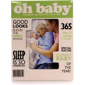 Really Great News Oh Baby Magazine Frame