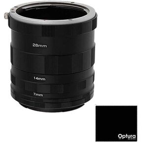 Macro Extension Tube Set (7mm, 14mm, 28mm) Compatible for Canon EOS 1D, 1DS, XT, Xti, T1i, T2i, T3i, 300D, 350D, 400D, 450D, 500D, 550D, 600D, 1000D, 1100D Digital CAMERA for Extreme Macro Photography