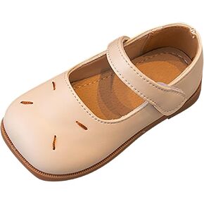 Toddler Little Girl Mary Jane Dress Shoes Ballet Flats for Girl Party School Shoes Closed Toe Slip On Shoes
