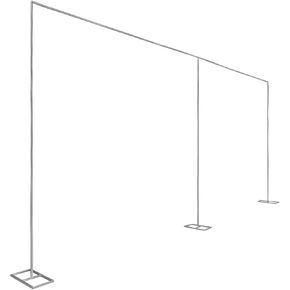 19.7ftx9.8ft الأنابيب المحمولة والوقوف الخلفية الستار ، وقف الستار الإطار لحفل الزفاف ، حفلة عيد الميلاد ، حفلة عيد الميلاد ، مجموعة خلفية التصوير الفوتوغرافي يمكن قطعها بالبالونات