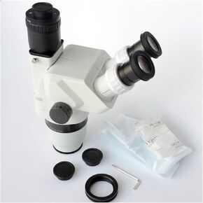 Microscope 3.35X-90X Confocal Trinocular Stereo Zoom Microscope Head Very Sharp Image(3.35X-45X 0.5X)