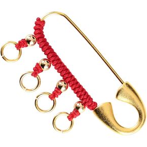 SOIMISS 2pcs Brooch Hijab Decor Shawl Pin Baby Clothing Safety Pin Vintage Ornaments Chinese Lapel Pins Baby Brooch Portable Diaper Pin Diaper Fixing Pin Household Gift Amulet