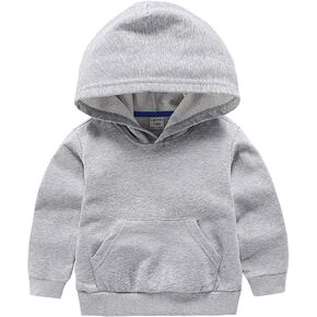 EISHOW Toddler Unisex Baby Hooded Sweatshirt Infant Boys Girls Winter Hoodies Autumn Solid Pullover Pockets Jumper Outfits