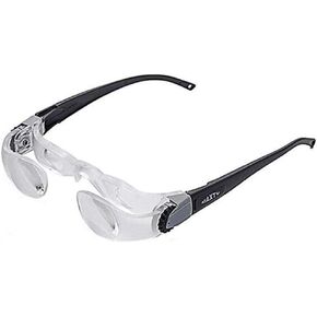 Headband Magnifier, 2.1X Head Mounted Magnifier, Hands Free Wear, 3 Diopter Lens for TV, Electronics, Eyelashes, Crafts, Jewelry, Circuit, Watches, Repair A