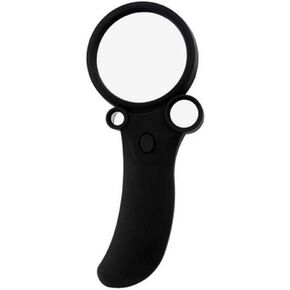 Headband Magnifier with 2 LED Light, Hands Free Reading Magnifiers Head Mounted Jeweler Watch Magnifier 5 Replaceable Lenses A/A Interesting Life Fashion