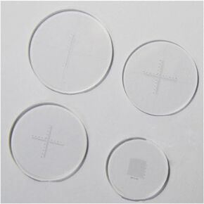 Microscope Kit Eyepiece Micrometer and Stage Objective Calibration Slide for Biological Microscope Ocular Eyepiece Ruler Dia 19mm 23mm 26mm Microscope Lens Adapters(NO.935)