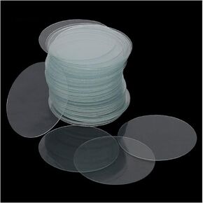 Microscope Kit 100 Pieces Round coverslip Laboratory consumables are Microscope Glass Cover Slide Microscope Lens Adapters(10mm)