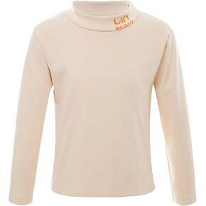 Girls Turtleneck Thermal Tops Basic Warm Undershirt for Toddler Kids Solid Color Long Sleeve T-Shirt Clothes