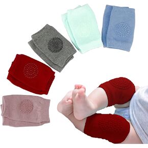 Baby knee Pads for Crawling - 5 Pack Anti Slip Unisex Baby Knee Protectors - Toddler Knee Pads Gift Idea for Baby