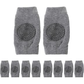 5Pairs 0-3 Year Babys Baby Girls Boys Knee Pads Protector Crawling Elbow Kneepad Terry Thick Mesh Breathable Warmers Elbow Cushion