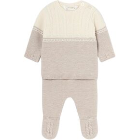 Mayoral Knit Leg Warmer Set for Baby-Boys H. Walnut