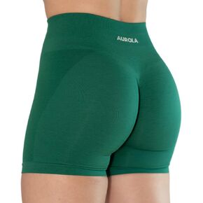 AUROLA Intensify Short Women's Athletic Seamless High Waisted Running Sporty Gym Fitness Yoga Elastic Workout Shorts 3.6 in Kuwait