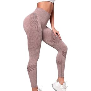 Workout Leggings for Women High Waist Seamless Yoga Pants Women Pocket Yoga Pants Workout Athletic Lounge Yoga