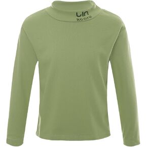 Baby Boys Girls Long Sleeve Letter Print Mock Neck Thermal Underwear Top Undershirt Winter Casual T-Shirts