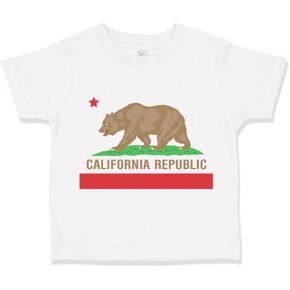 لطيف Rascals Toddler T-Shirt California Flag Cotton Best California Flag Boy & Girl Cloths