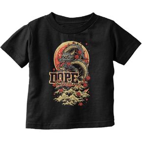 Urban Chinese Dragon Dope Dreams Toddler Baby Graphic T Shirt