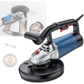 Electric Wall Planing Machine, 3800w Concrete Power Shovel Wall Machine,6-Speed Adjustment, 90° No Dead Angle Planing,With Wrench And Grinding Disc,For Shovelling Putty,Whitewash(Kit1)