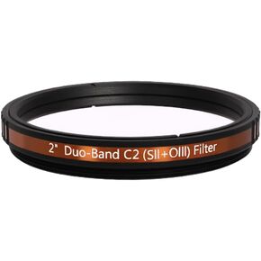 Askar Color Magic C2 Duo-Band Filter S-II O-III ، 2 بوصة 2 بوصة مرشح السديم الضيق مرشحات الفلك الفلكية لكاميرات لون طلقة واحدة ، وزيادة التباين وتقليل تلوث الضوء