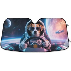 Animal Astronauts Automotive Interior Sun Protection Collapsible Reflector Sheild Parasol de auto L