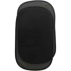 Alipis 4pcs Auto Back Seat Window Sunshade Black Shade with UV Protection Lightweight Static Mesh Fit for Rear Side Windows for Pets