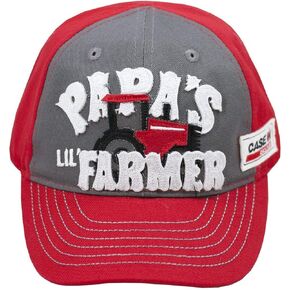 Case IH Toddler Papa's Farmer Cap - Officially Licensed Red