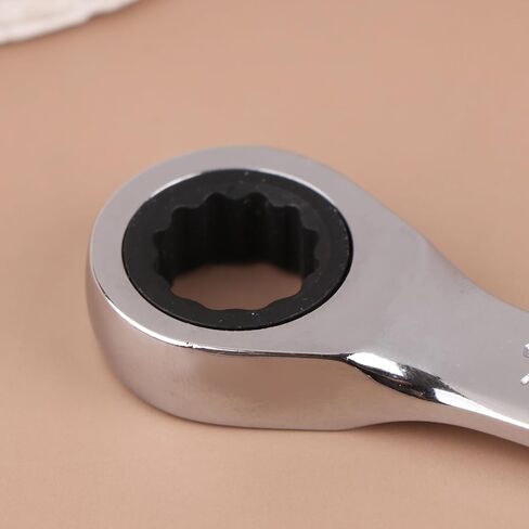 Short Handle Adjustable Head Ratchet Wrench Mini Fast Ratchet Wrench Labor-saving Auto Repair Hardware Dual-purpose Tool in Saudi Arabia