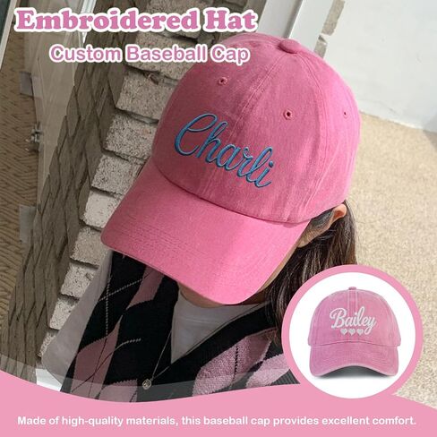 Custom Toddler Girl Baseball Hat Personalized Toddler Girls Baseball Cap Custom Embroidered Hats Kid Ball Caps in Saudi Arabia