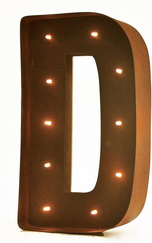ريفي خمر 11 بوصة LED LED LED LETTERS - الحرف الخامس in Kuwait