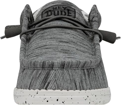 حذاء Hey Dude للرجال Wally Stretch Stone White مقاس 11 | أحذية رجالية | أحذية رجالية سهلة الارتداء | مريحة وخفيفة الوزن in Saudi Arabia