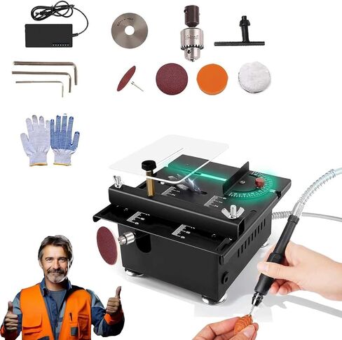 Mini Multi-Functional Table Saw,Portable Mini Desktop Electric Saw for Wood Cutting, Skil Table Saw for Plastic Acrylic Cutting. in Saudi Arabia