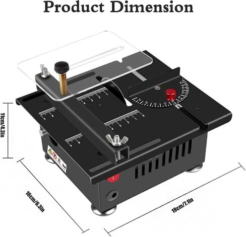 Mini Multi-Functional Table Saw,Portable Mini Desktop Electric Saw for Wood Cutting, Skil Table Saw for Plastic Acrylic Cutting. in Saudi Arabia
