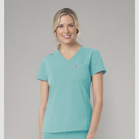 Carhartt Scrubs C12137 Women's Rugged Flex Modern Fit Tuck-in Top in Saudi Arabia