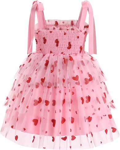 Idopip Baby Girls Tutu Dress Summer Summer Summeress Backless Princess Birthday Dresses Party Party Smocked Tulle Bowknot Sundress in Kuwait